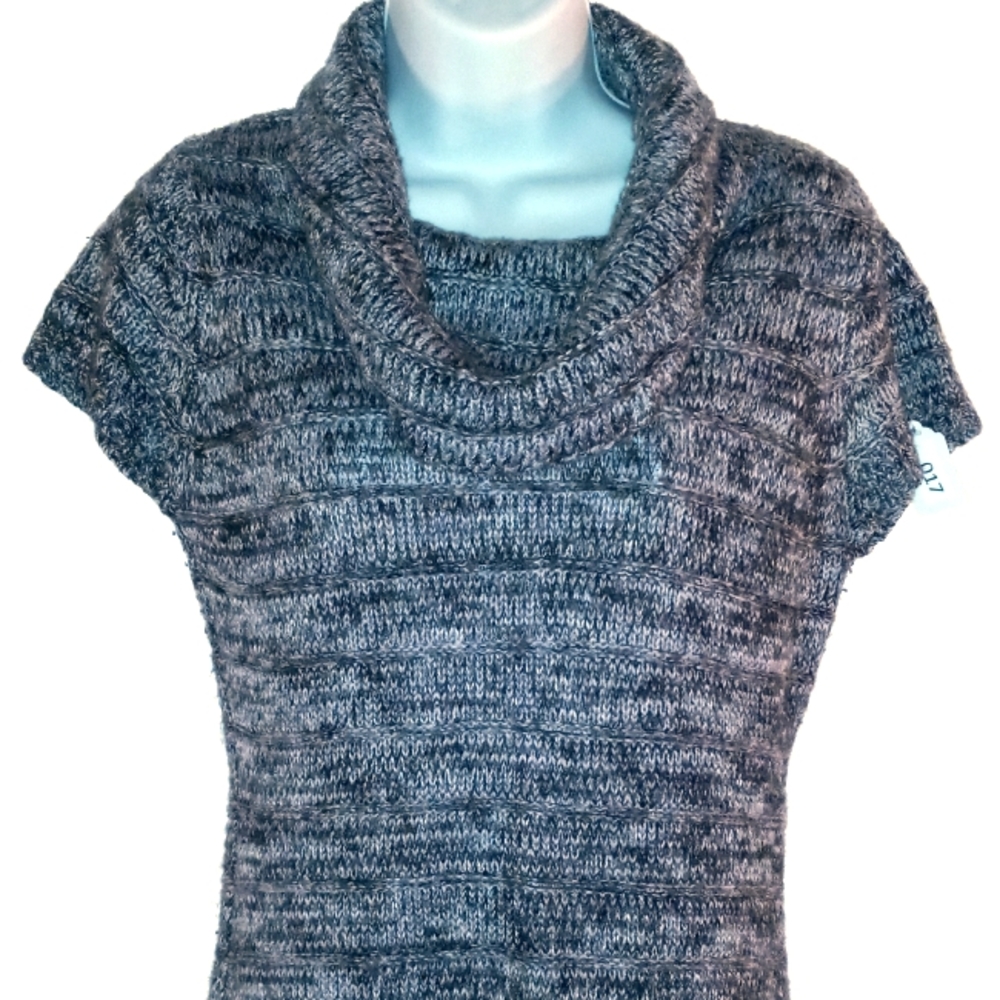 M - MAURICES – COWL NECK SWEATER – GRAY